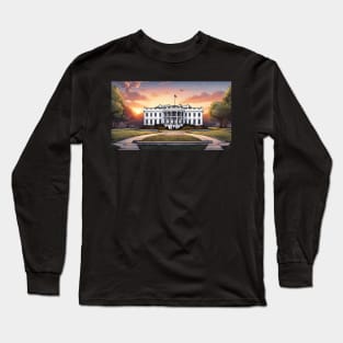 The White House at Sunset Long Sleeve T-Shirt